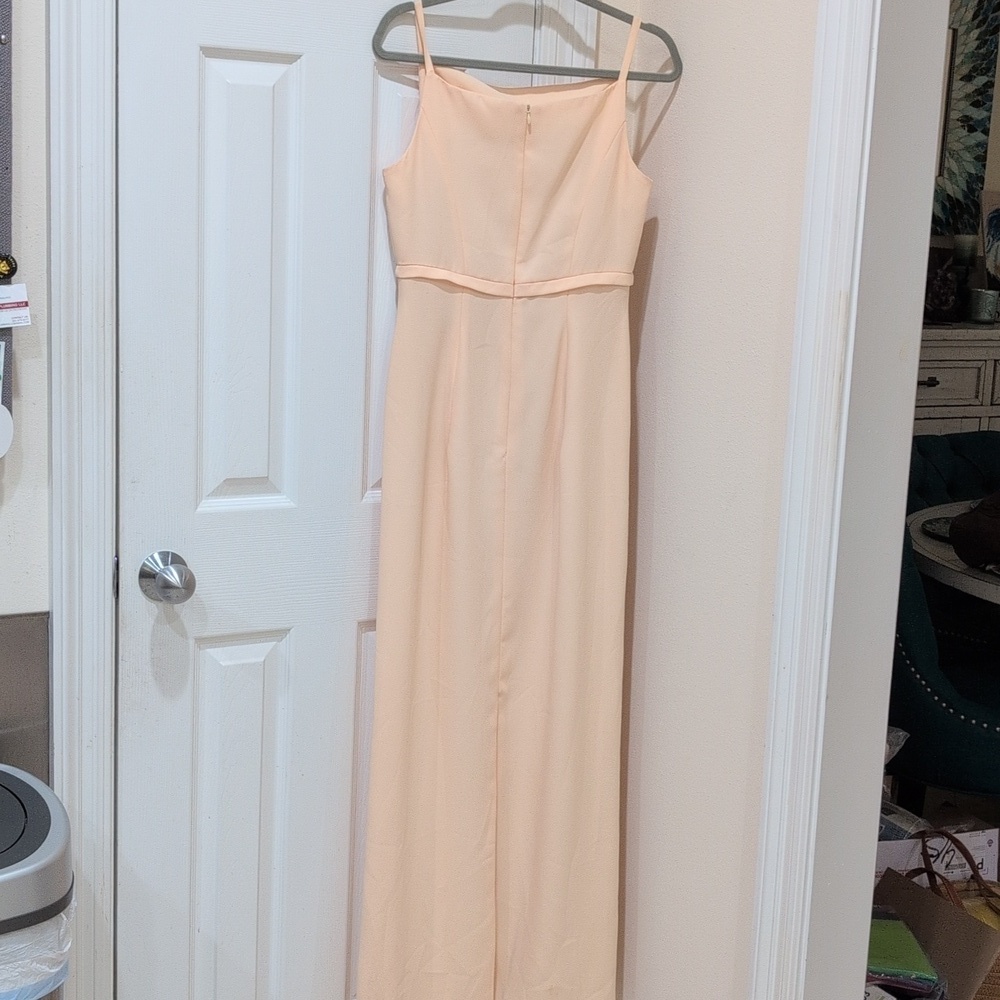 Panoply Strapless Light Yellow Dress - Picture 4 of 6